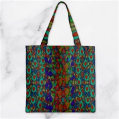 Sea Of Mermaids Zipper Grocery Tote Bag by pepitasart