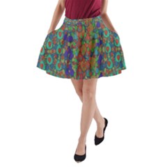 Sea Of Mermaids A-line Pocket Skirt by pepitasart