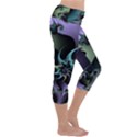 Fractal Image With Sharp Wheels Capri Yoga Leggings View3