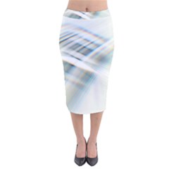 Business Background Abstract Velvet Midi Pencil Skirt by Simbadda
