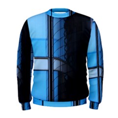 Modern Office Window Architecture Detail Men s Sweatshirt by Simbadda