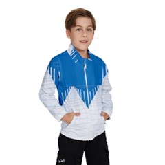 Bridge Sea Beack Blue White Wind Breaker (kids) by Mariart