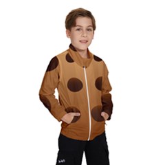 Cookie Chocolate Biscuit Brown Wind Breaker (kids) by Mariart