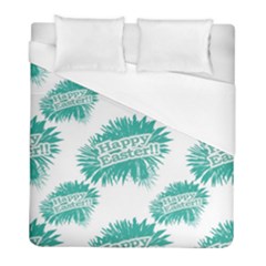 Happy Easter Theme Graphic Duvet Cover (full/ Double Size) by dflcprints