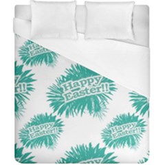 Happy Easter Theme Graphic Duvet Cover (california King Size) by dflcprints
