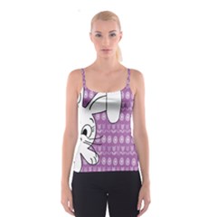 Easter Bunny  Spaghetti Strap Top by Valentinaart