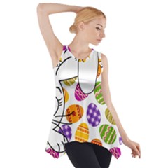 Easter Bunny  Side Drop Tank Tunic by Valentinaart
