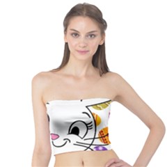 Easter Bunny And Chick  Tube Top by Valentinaart