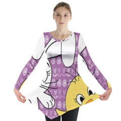Easter Long Sleeve Tunic  by Valentinaart