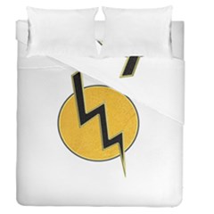 Lightning Bolt Duvet Cover Double Side (queen Size) by linceazul