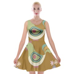 Easter Velvet Skater Dress by Valentinaart