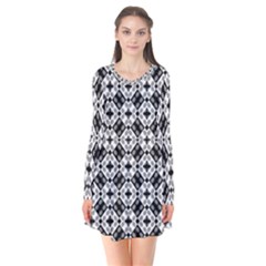 Geometric Modern Baroque Flare Dress by dflcprintsclothing
