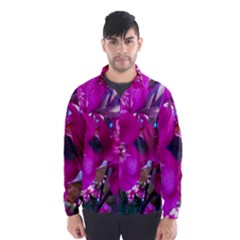 Pretty In Fuchsia Wind Breaker (men) by dawnsiegler