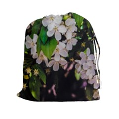 Tree Blossoms Drawstring Pouches (xxl) by dawnsiegler