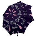 Rabbit Bunny Pink Purple Easter Animals Hook Handle Umbrellas (Small) View2