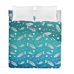 Under The Sea Paisley Duvet Cover Double Side (full/ Double Size) by emilyzragz