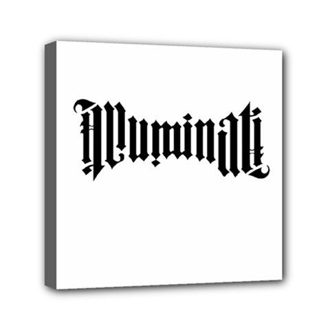 Illuminati Mini Canvas 6  X 6  by Valentinaart