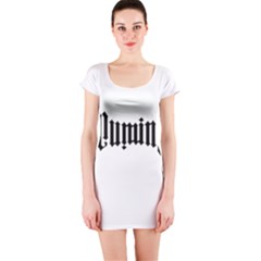 Illuminati Short Sleeve Bodycon Dress by Valentinaart