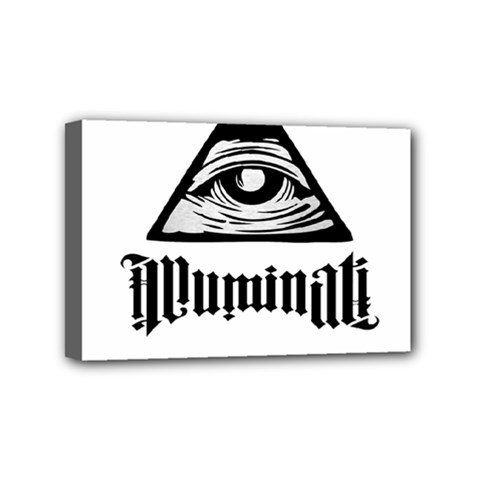 Illuminati Mini Canvas 6  X 4  by Valentinaart