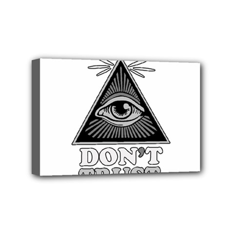 Illuminati Mini Canvas 6  X 4  by Valentinaart