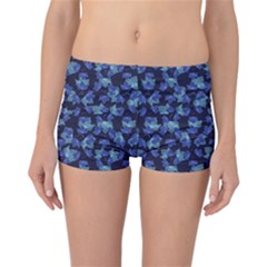 Autumn Leaves Motif Pattern Reversible Bikini Bottoms by dflcprintsclothing