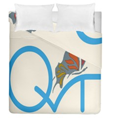 Butterfly Duvet Cover Double Side (queen Size) by Mariart