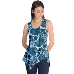 Skull Pattern Sleeveless Tunic by ValentinaDesign