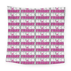 Black Friday Sale White Pink Disc Square Tapestry (large) by Mariart