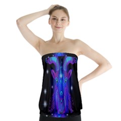 Sign Capricorn Zodiac Strapless Top by Mariart