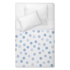 Bubble Balloon Circle Polka Blue Duvet Cover (single Size) by Mariart
