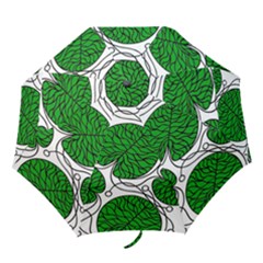 Leaf Green Folding Umbrellas by Mariart