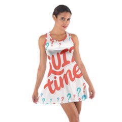 Question Mark Quiz Time Cotton Racerback Dress by Mariart