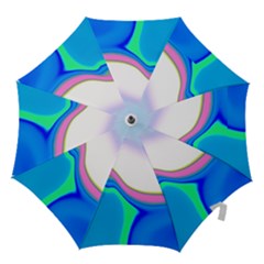 Aurora Color Rainbow Space Blue Sky Purple Yellow Green Hook Handle Umbrellas (small) by Mariart