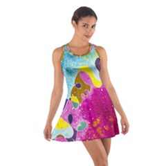 Fabric Rainbow Cotton Racerback Dress by Mariart