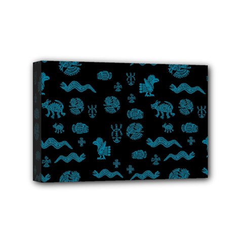Aztecs Pattern Mini Canvas 6  X 4  by ValentinaDesign