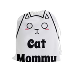 Love My Cat Mommy Drawstring Pouches (extra Large) by Catifornia