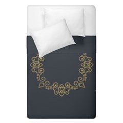 Monogram Vector Logo Round Duvet Cover Double Side (single Size) by Nexatart