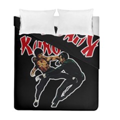 Kung Fu  Duvet Cover Double Side (full/ Double Size) by Valentinaart