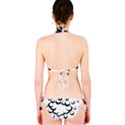 Splash Bubble Black White Polka Circle Bikini Set View2
