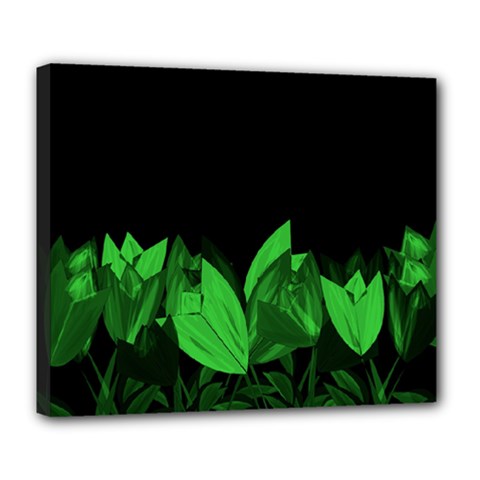 Tulips Deluxe Canvas 24  X 20   by ValentinaDesign