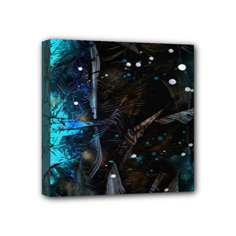 Abstract Design Mini Canvas 4  X 4  by ValentinaDesign