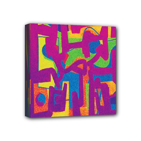 Abstract Art Mini Canvas 4  X 4  by ValentinaDesign