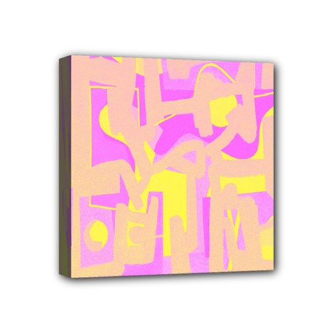Abstract Art Mini Canvas 4  X 4  by ValentinaDesign