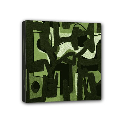 Abstract Art Mini Canvas 4  X 4  by ValentinaDesign