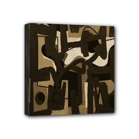 Abstract Art Mini Canvas 4  X 4  by ValentinaDesign
