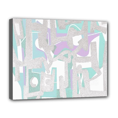 Abstract Art Canvas 14  X 11  by ValentinaDesign