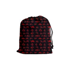 Fish Pattern Drawstring Pouches (medium)  by ValentinaDesign