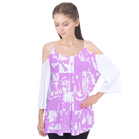 Pink Graffiti Skull Flutter Tees by Skulltops