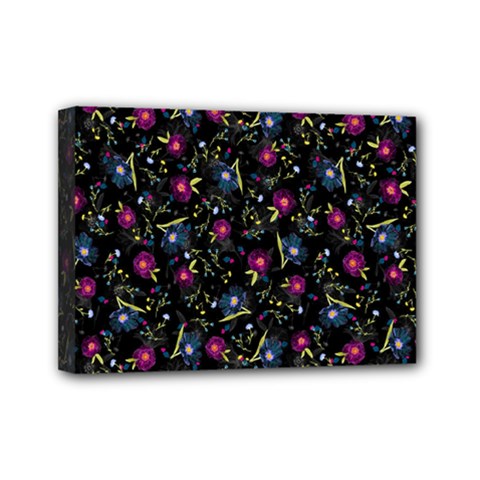 Floral Pattern Mini Canvas 7  X 5  by ValentinaDesign