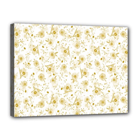 Floral Pattern Canvas 16  X 12  by ValentinaDesign